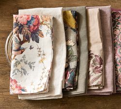 Piper Floral Cotton/Linen Napkins - Set of 4