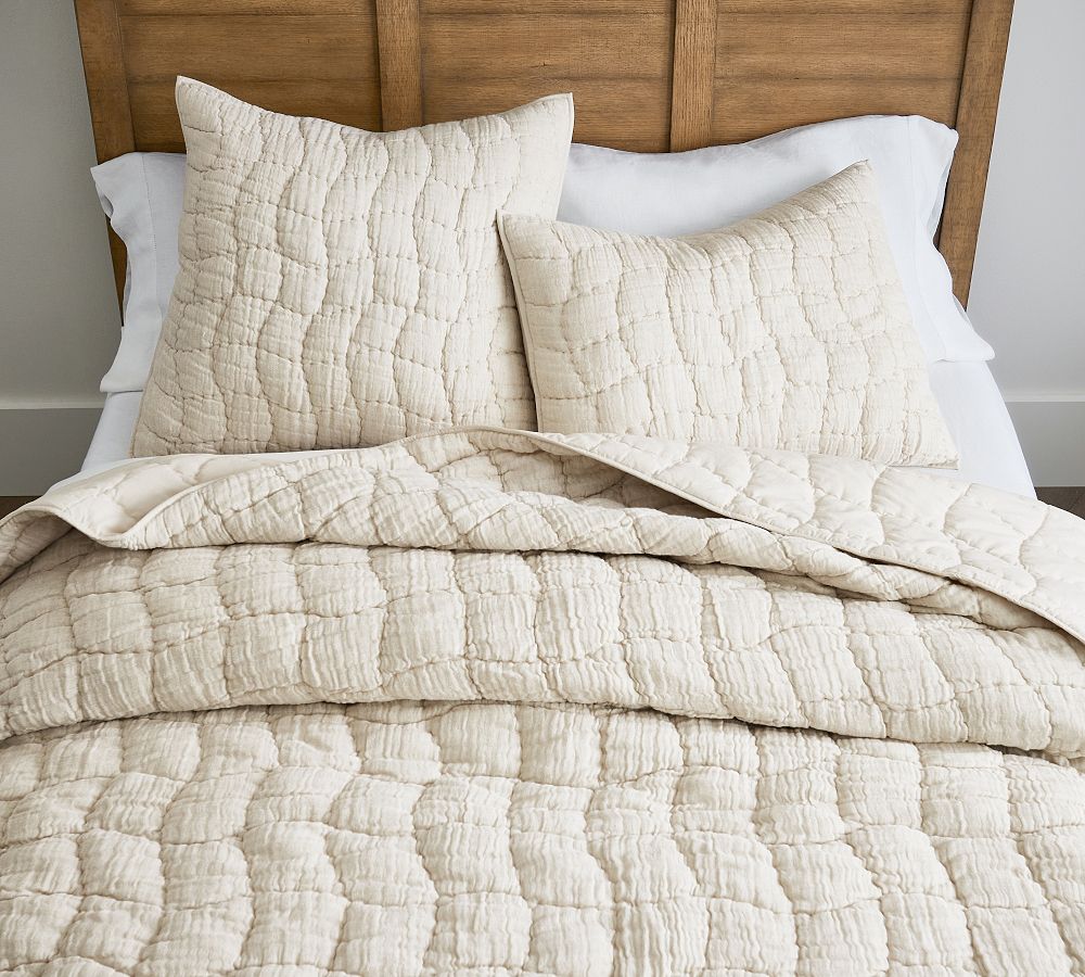 Flax Color Queen/Full Cloud Quilt
