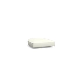 Gideon Swivel Outdoor Lounge Chair Cushion Cover, High Performance Canvas; White