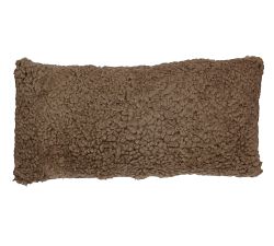 Illya Shortwool Curly Sheepskin Lumbar Pillow