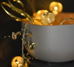 Metal Mesh LED String Lights