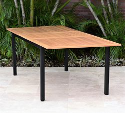 Santa Ana Eucalyptus Rectangular Extendable Outdoor Dining Table (71&quot;-95&quot;)