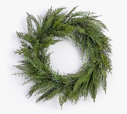 Faux Deluxe Cedar Wreath 22&quot;