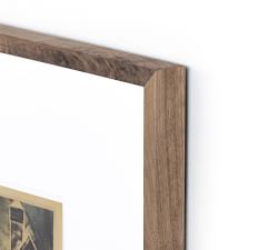 Medieval Town By Pepi Sprohge with Rustic Walnut Frame