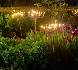 Solar Outdoor Lit Blossom Lawn Stake