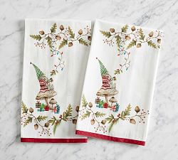 Forest Gnome Hand Towels - Set of 2