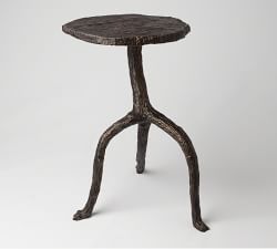 Minerva Round Metal Accent Table