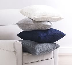 Evette Cable Knit Pillow