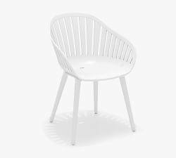 Sinclair Metal Outdoor Dining Chairs, Set of 4