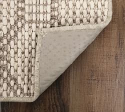 Custom Octagon Printed Wool &amp; Sisal Rug