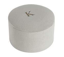Round Velvet Jewelry Box