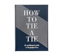 How to Tie A Tie Leather-Bound Book