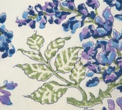 Wisteria Blockprint Cotton Napkins - Set of 6
