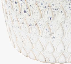 Charles Ceramic Round Outdoor Accent Table (13")