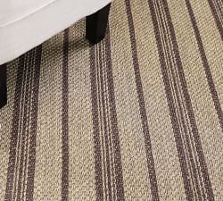 Custom Striped Sisal Rug