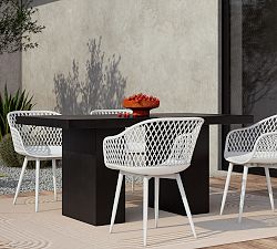 Adonis Concrete Rectangular Outdoor Dining Table (63"-79")