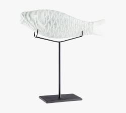 Decorative Pisces on Iron Stand