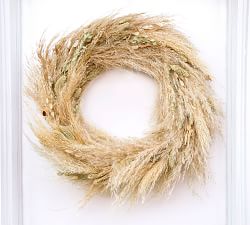 Pampas Grass Wreath, 18"W