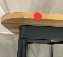 Open Box: Tulum Acacia Rectangular Outdoor Coffee Table, 40" - Vintage Light Wheat