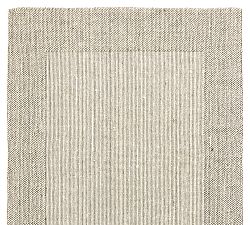 Chunky Border Wool Jute Rug