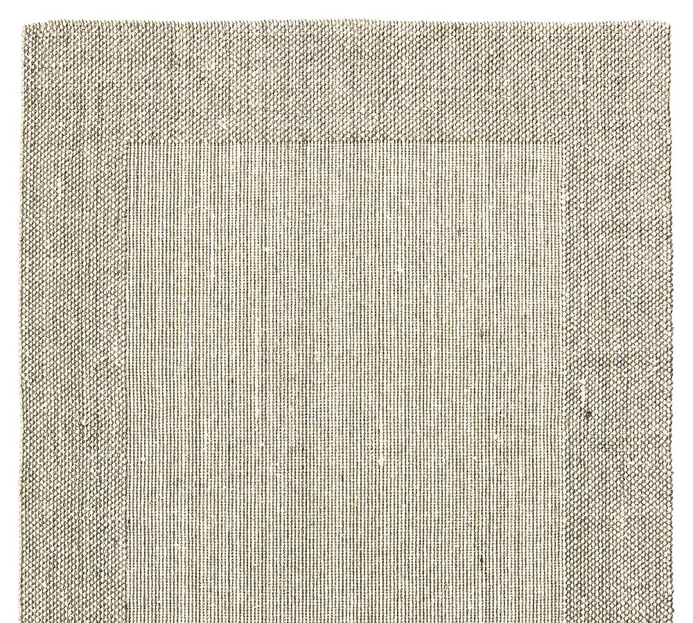 Chunky Border Wool Jute Rug