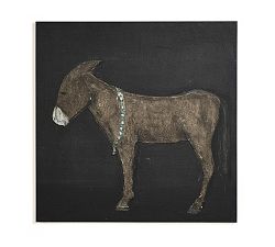 Open Box: Burro Noche by Paul Meyer, 24" x 24"