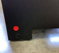 Open Box: Malibu Metal Platform Outdoor Single Chaise Lounge Frame, Individual - Black