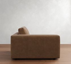 Build Your Own Carmel Lounge Square Arm Leather Sectional