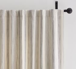 Open Box: Hawthorn Striped Cotton Curtain