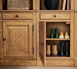 Heritage Farmhouse Entryway Cabinet Suite