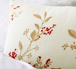 Monique Lhuillier Holiday Berries Lumbar Pillow Cover