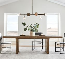 North Reclaimed Wood Extendable Dining Table
