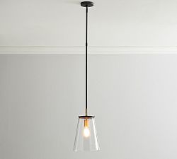 Reese Flared Glass Pendant (10")