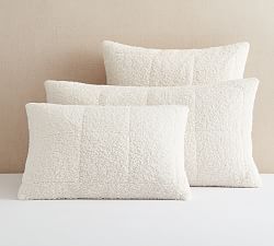 Teddy Faux Fur Quilted Sham