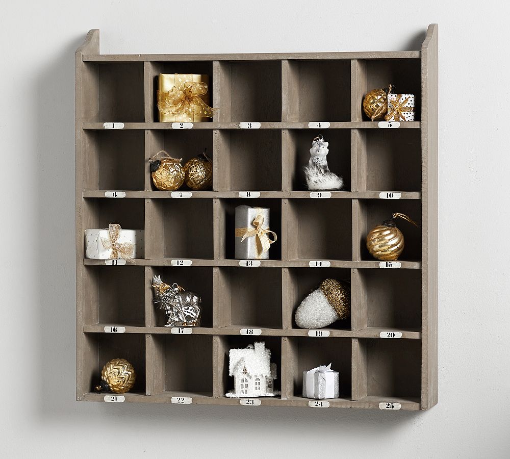 Handcrafted Wooden Cubby Display