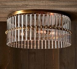 Mallory Crystal Flush Mount (18")