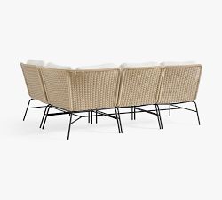 Tulum Wicker 4-Piece L-Shaped Outdoor Sectional (96&quot;)