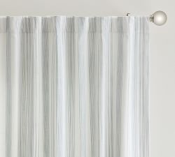 Open Box: Hawthorn Striped Cotton Curtain