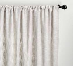 Open Box: Seaton Textured Cotton Curtain