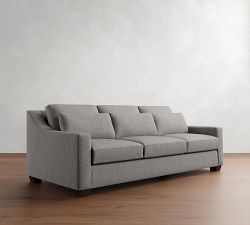 York Slope Arm Deep Seat Side Sleeper Sofa (95&quot;)