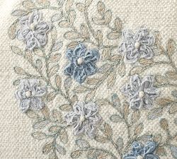 Jolyn Paisley Embroidered Pillow