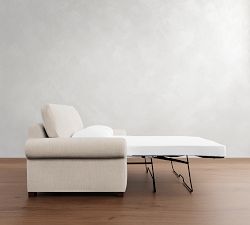 Turner Roll Arm Deluxe Sleeper Sofa - Thumbnail 4