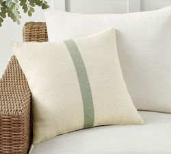 Colby Reversible Striped Outdoor Pillow