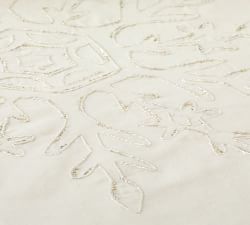 Embellished Velvet Snowflake Tree Skirt