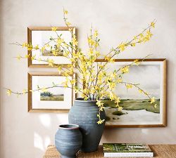 Faux Yellow Forsythia Branch