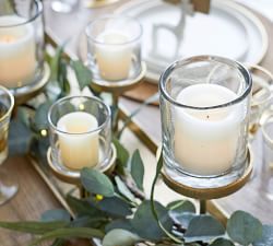 Draper Brass Candle Holder Centerpiece