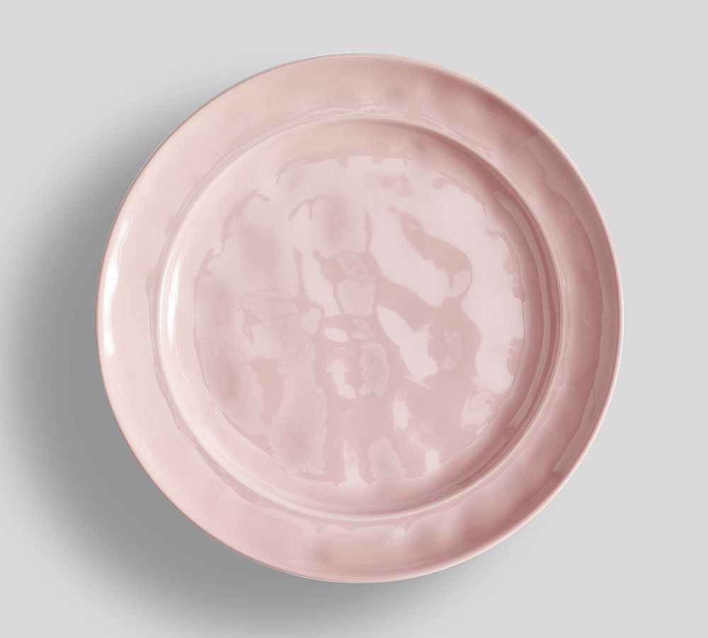 Cambria Handcrafted Stoneware Salad Plates - Set of 4 - Set of 4 - Rose