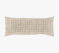 Arlette Cotton Textured Lumbar Pillow