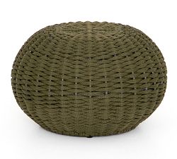 Annette Woven Outdoor Accent Stool