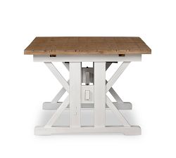 Hart Reclaimed Wood Extendable Trestle Dining Table